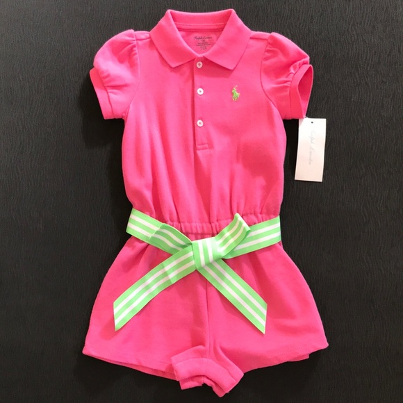 ralph lauren baby girl romper